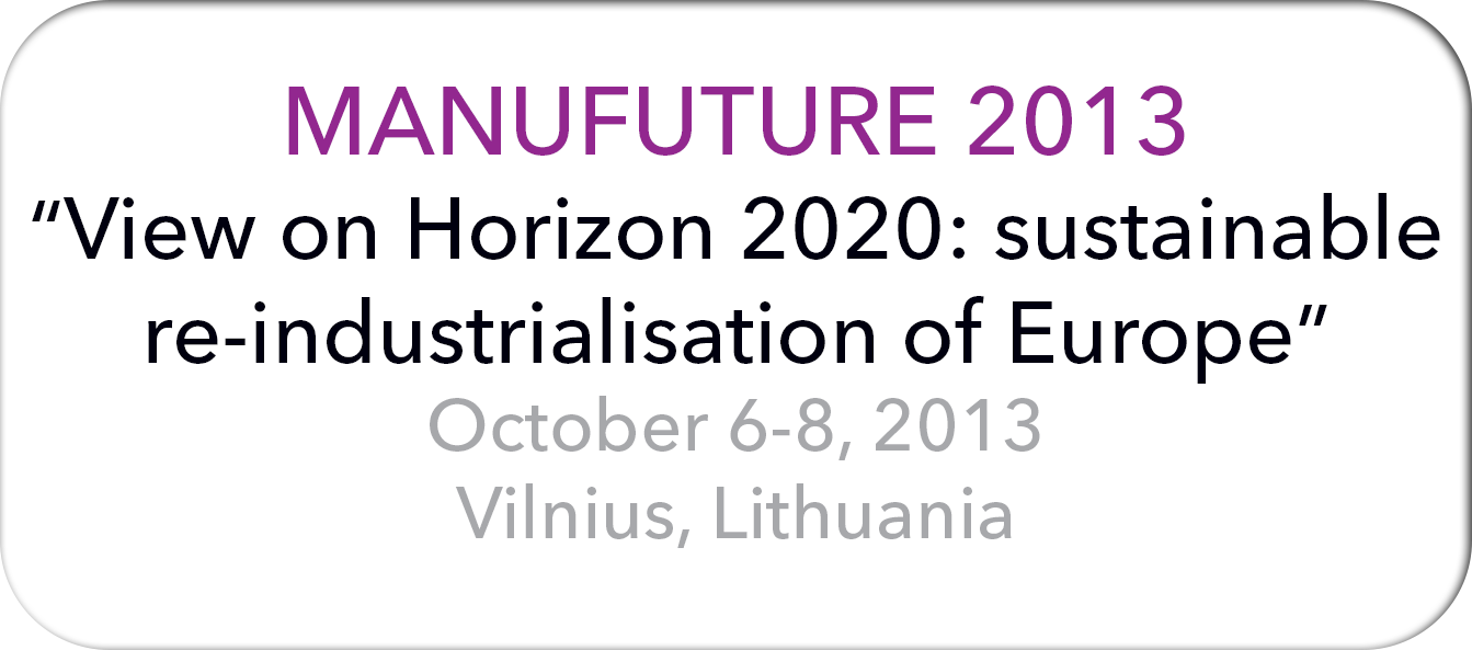 Manufuture 2013